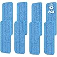8 Pack 16.5 inch Reusable Mop Pads Microfiber Spray Mop Replacement Heads for Wet/Dry Mops Compatible with Bona Floor Care System