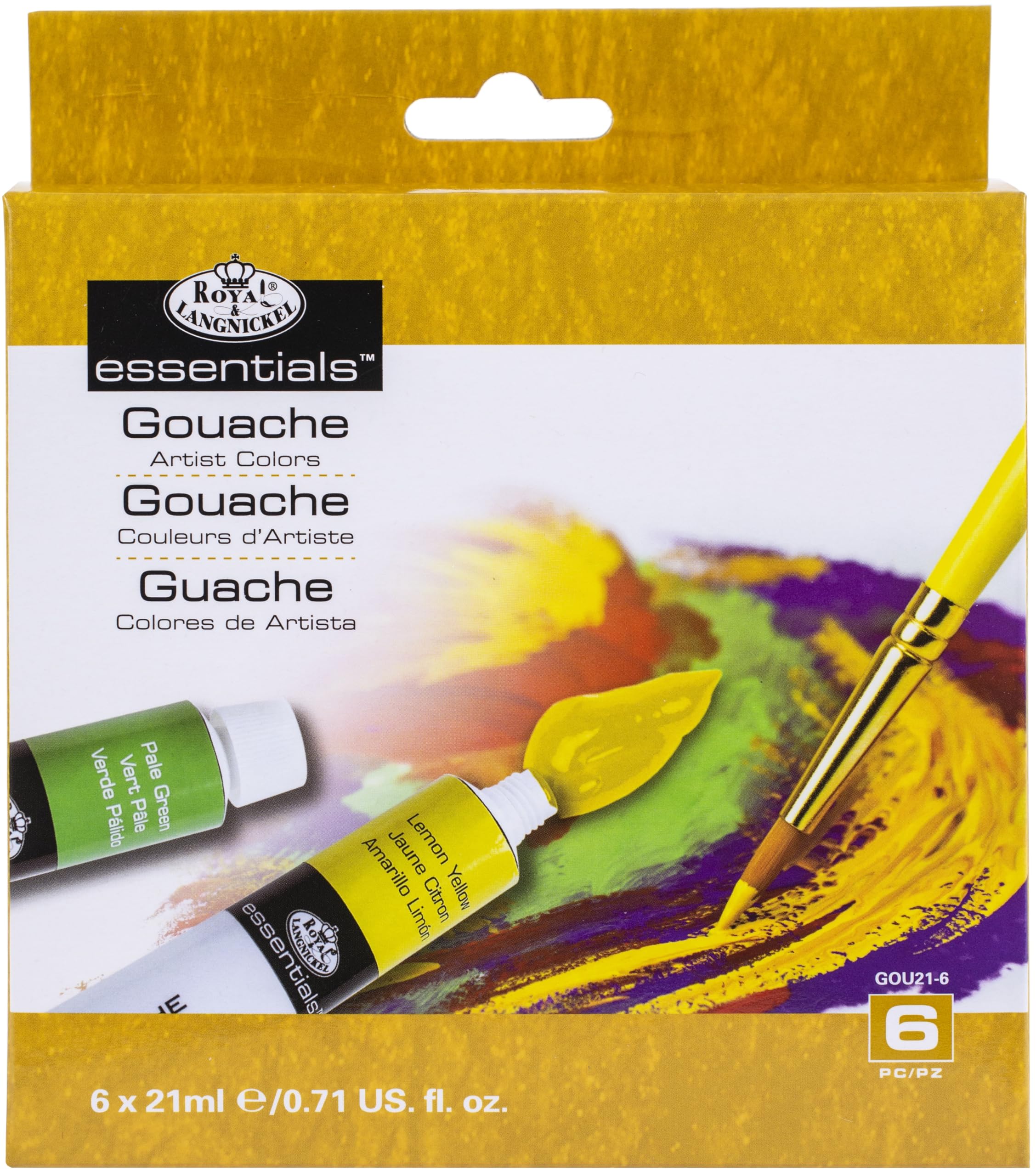 Royal & Langnickel 21ml Gouache Painting Colour (Pack of 6)