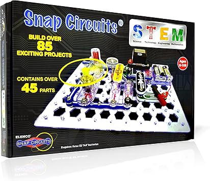 Snap Circuits Sc Stem Electronics Discovery Kit Amazon Co Uk Toys Games