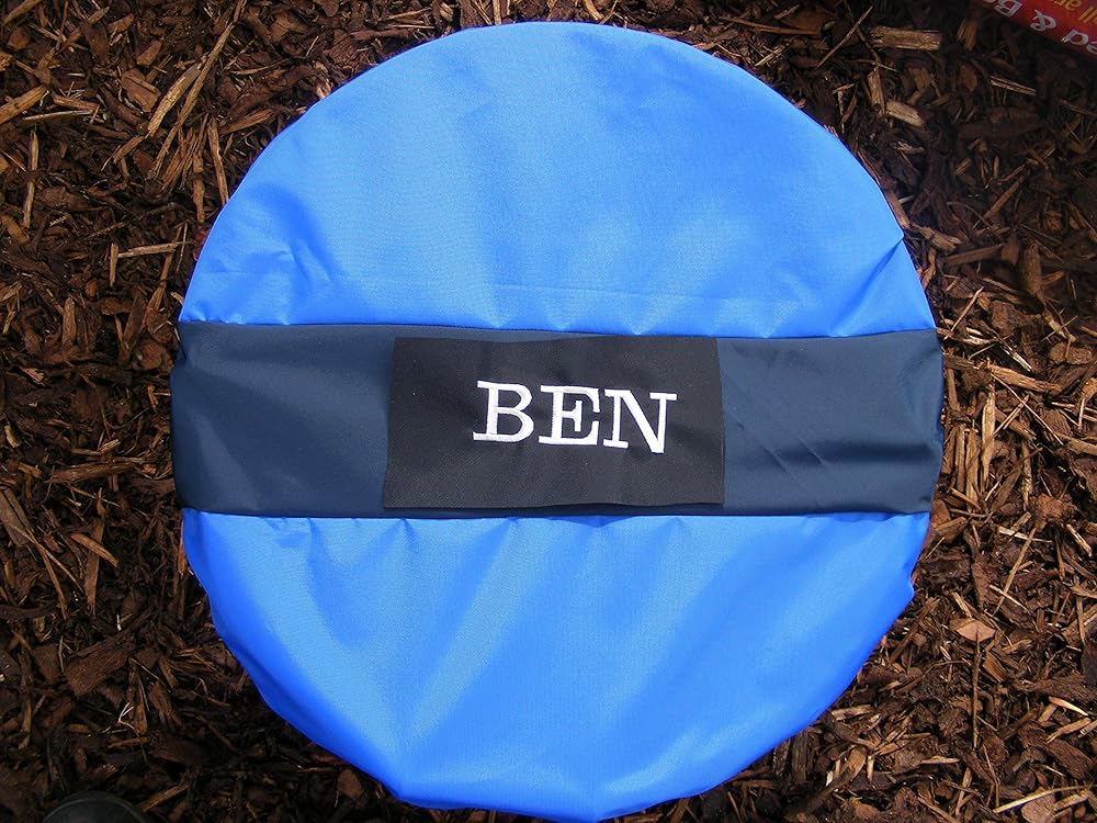Extra Large waterproof horse feed bucket cover with personalised