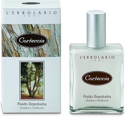 L'Erbolario Bark Fluid Aftershave Men's Skin Comfort Purifying Protective 100ml