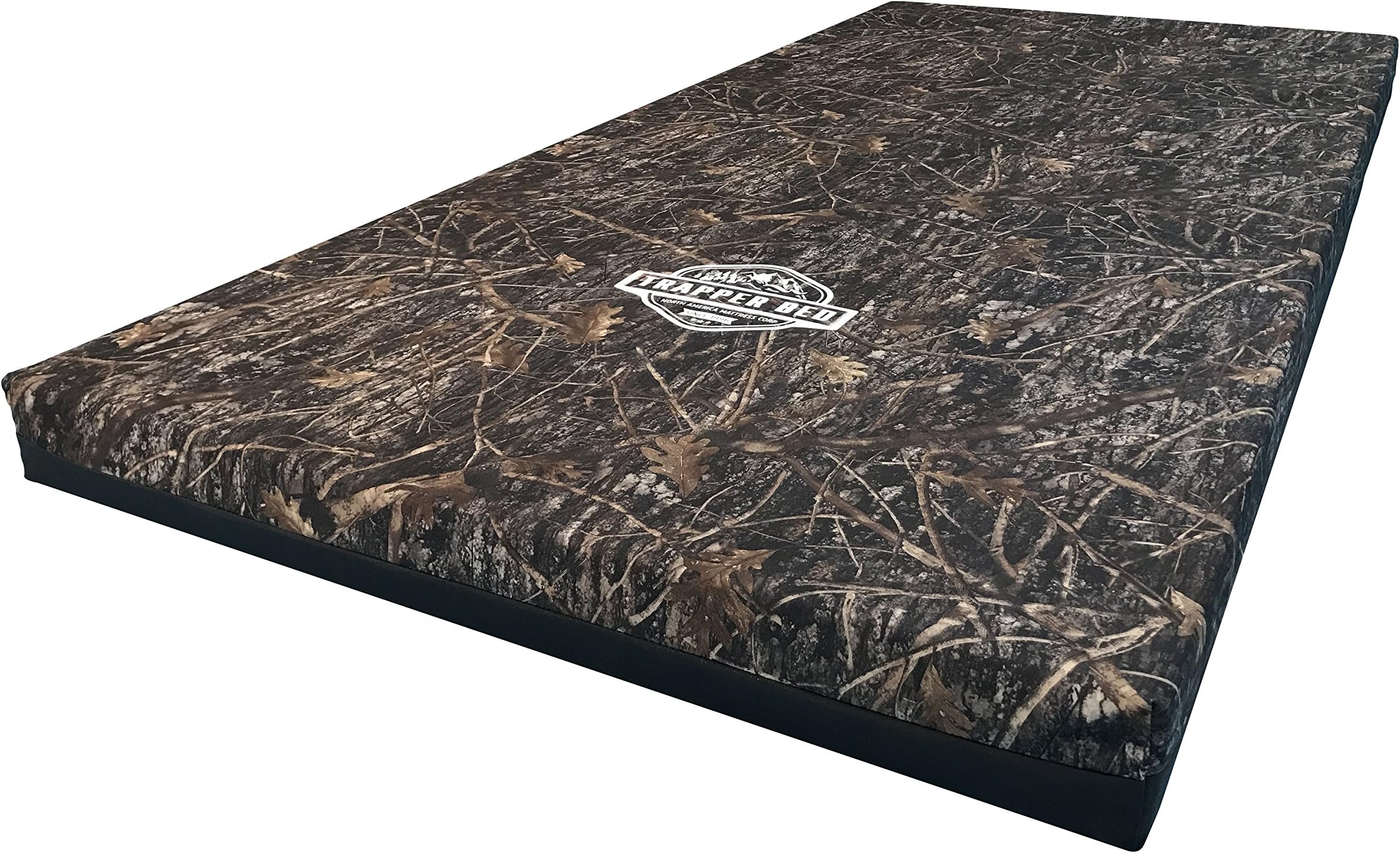 North American Mattress Trapper Bed 4" Luxury Hunter Camping Sleep Pad with Gel Memory Foam and TRUETIMBER Camo Cover