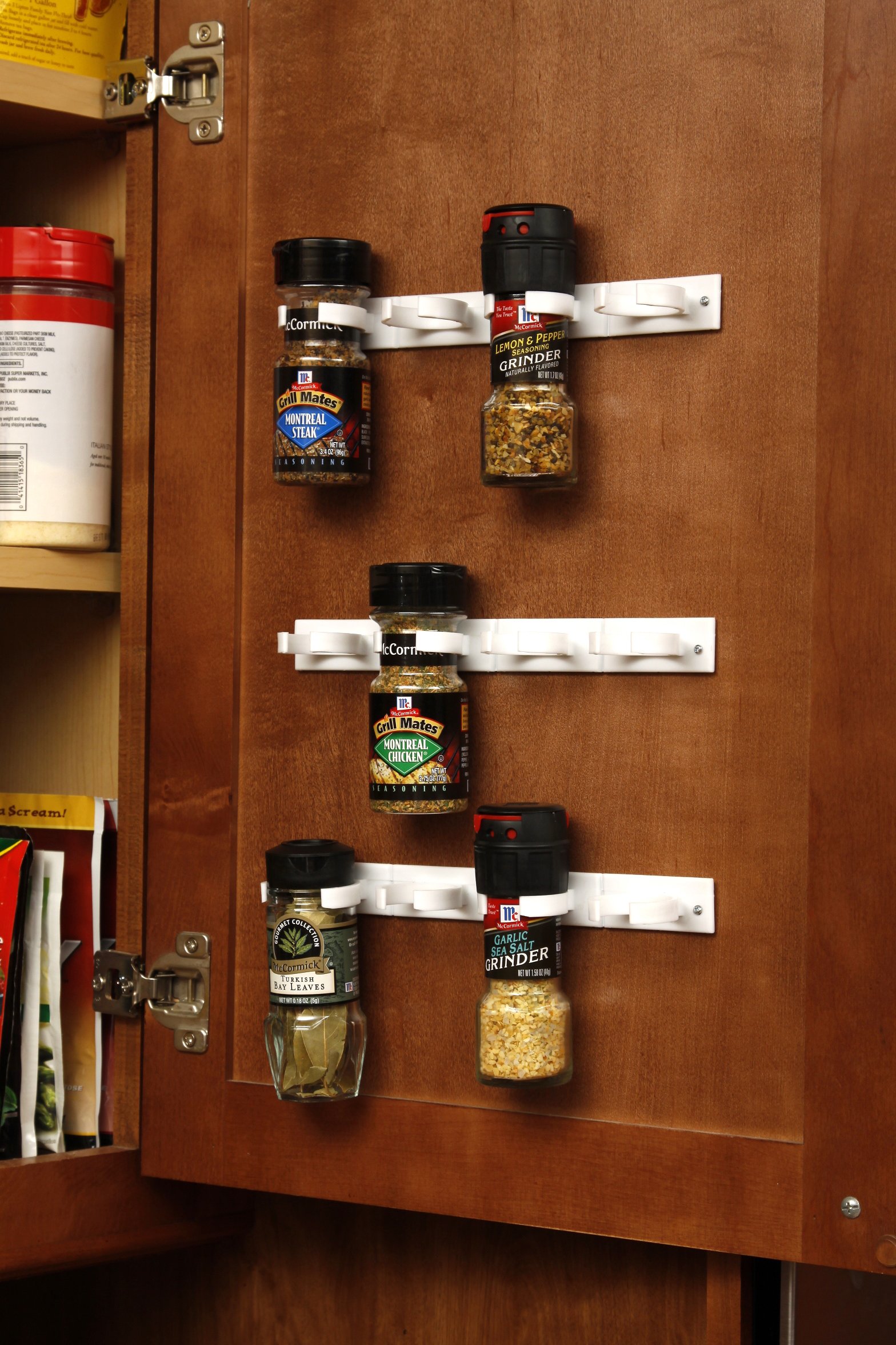 Bellemain Spice Gripper Clip Strips for Plastic Jars - Set of 3, Holds 12 Jars by Bellemain
