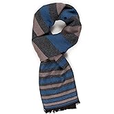 Scarf for Men Reversible Elegant Classic Cashmere Feel Scarves for Fall Winter