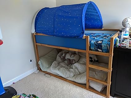 Amazon Com Ikea Reversible Bed White Pine Size Twin Kitchen