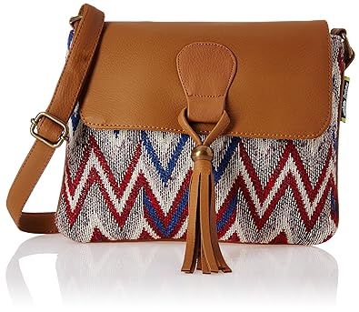Kanvas Katha Womens Sling Bag (Multicolor) (KKSNJQ039)