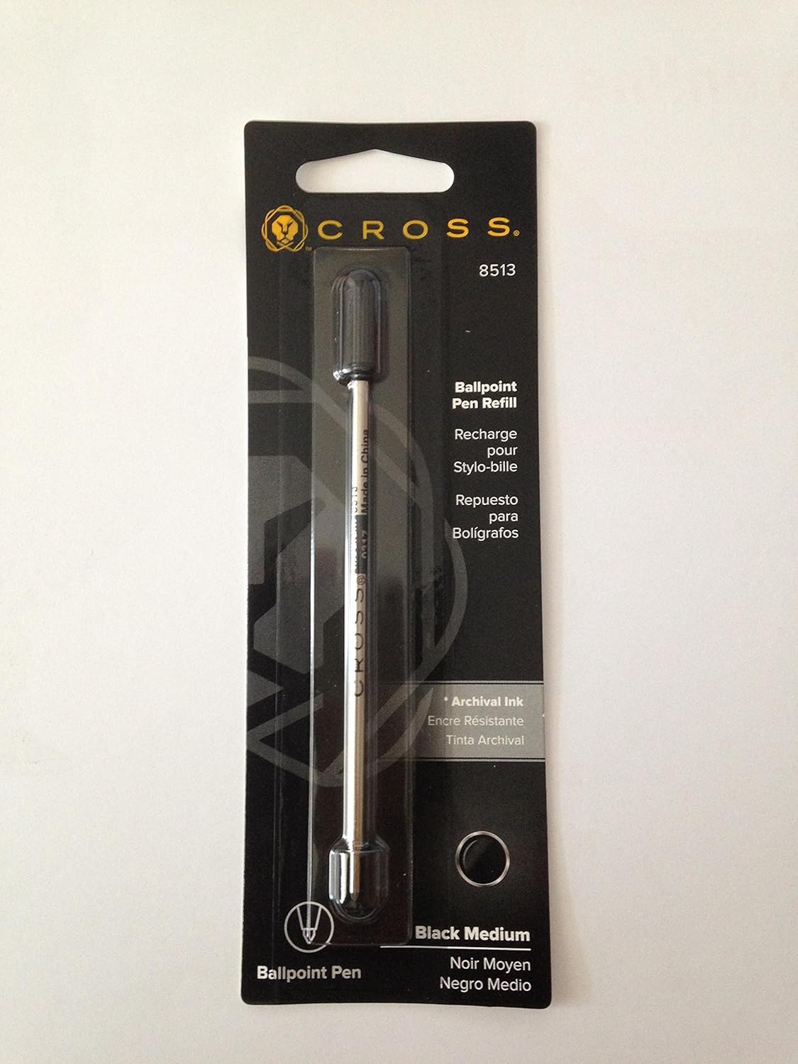 Cross Ballpoint Pen Refill Black Broad Single Pack Pens & Refills