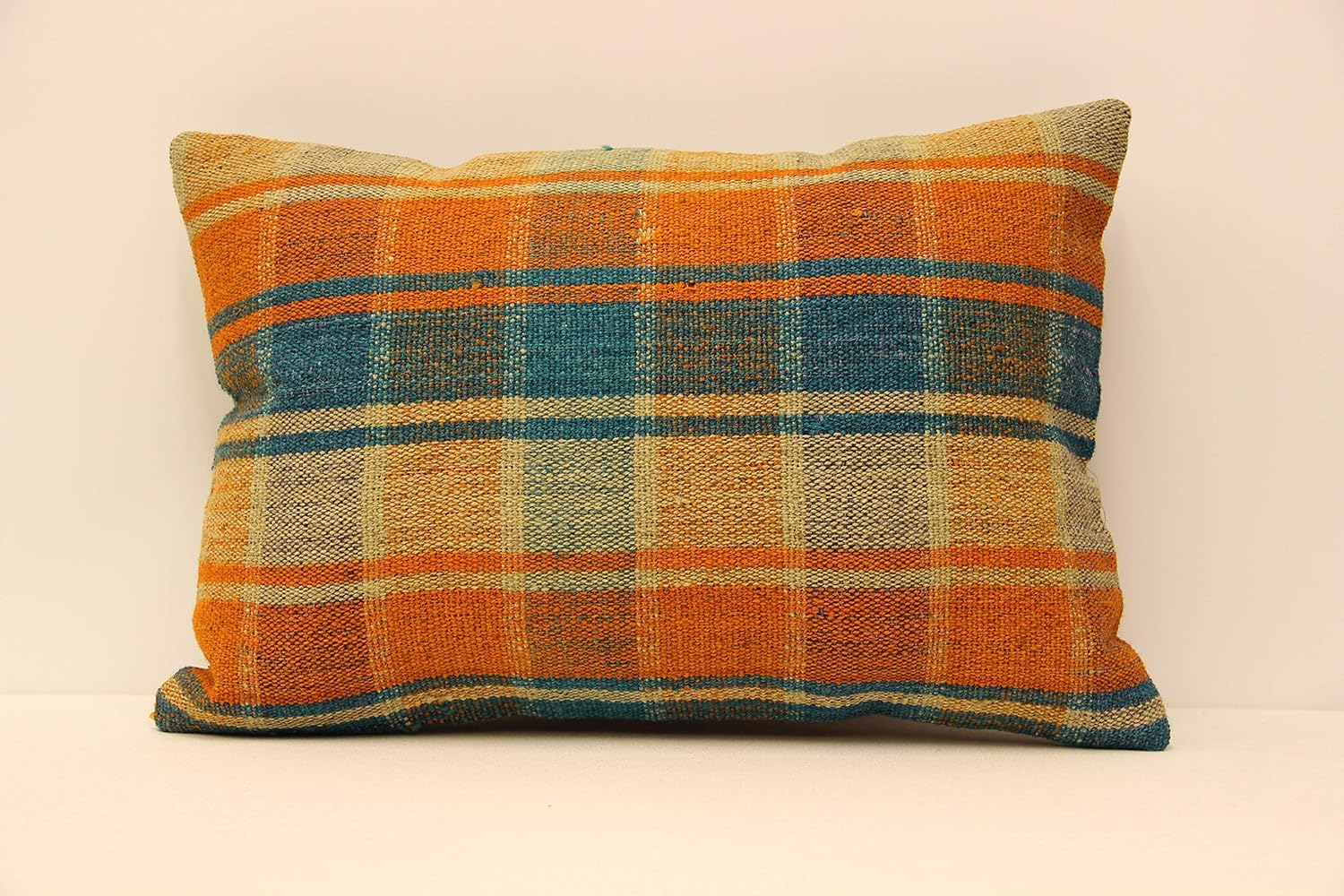 Handmade Lumbar kilim pillow 14x20 inch (35x50 cm) Home