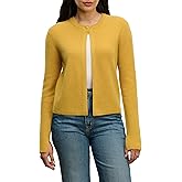 VELVET BY GRAHAM & SPENCER Women's Tina Cashmere Sweater, Mustard, X-Large