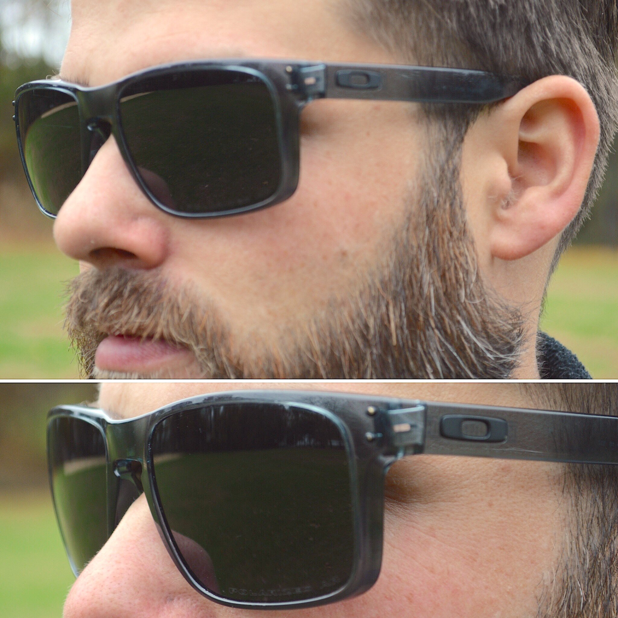 DARK BLACK Oakley Holbrook Lenses POLARIZED by Lens Swap. GREAT QUALITY