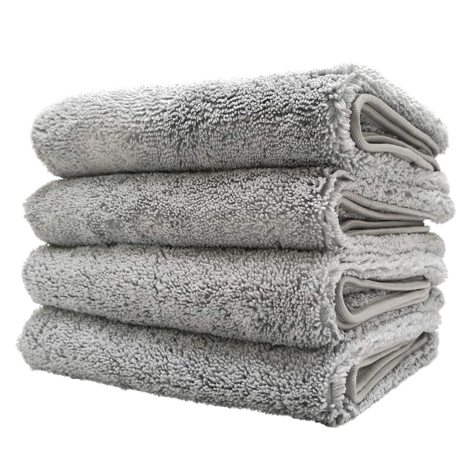 Polyte Quick Dry Lint Free Microfiber Hand Towel, 16 X 30 in 4 Gray