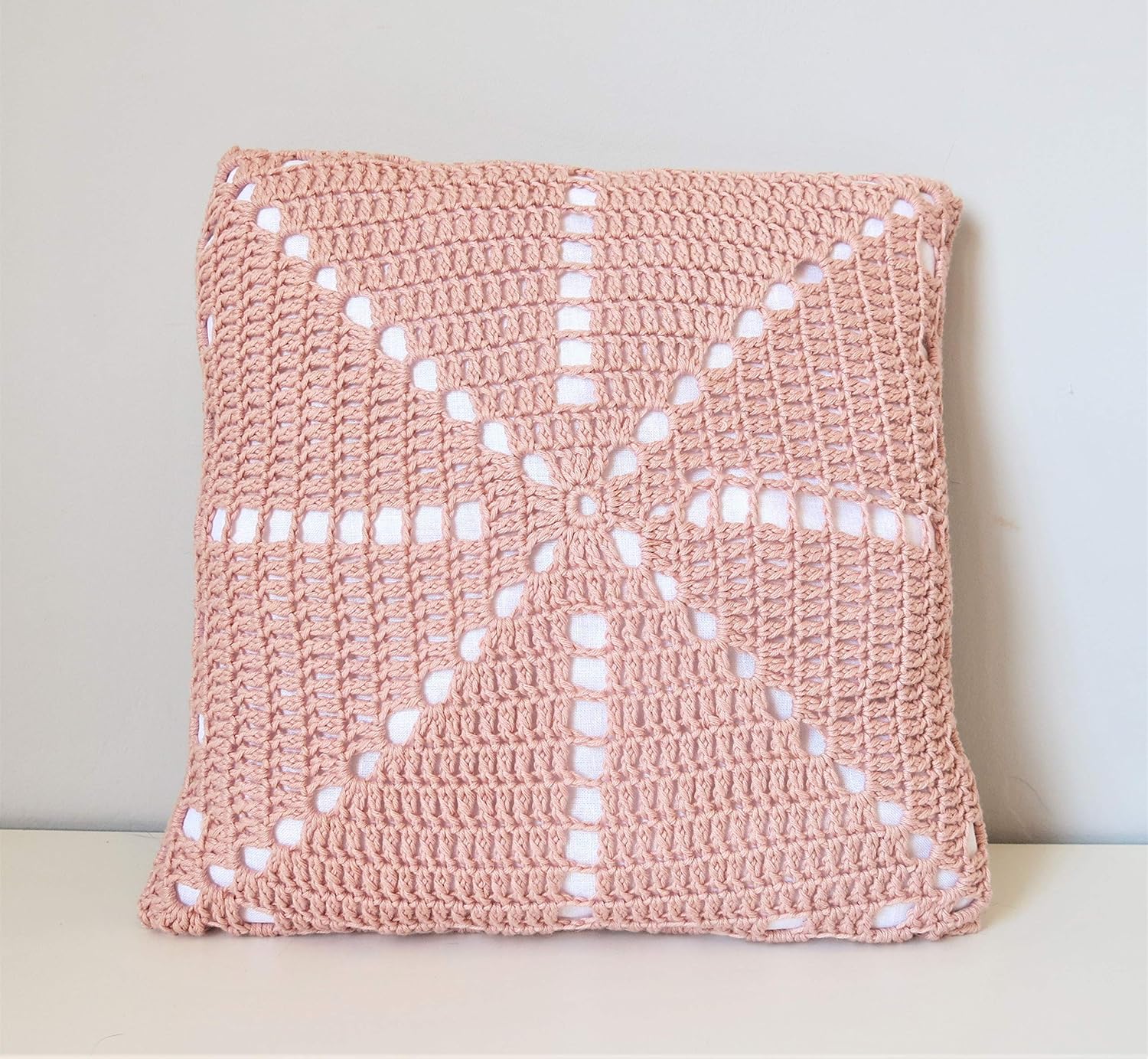 Cojin color terracota, 2 und, 30x30 cm, algodon: Amazon.es: Handmade