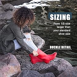 NORTY Waterproof Rain Boots for Women Size 7, Mid