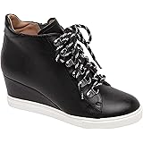 fleur wedge sneaker linea paolo