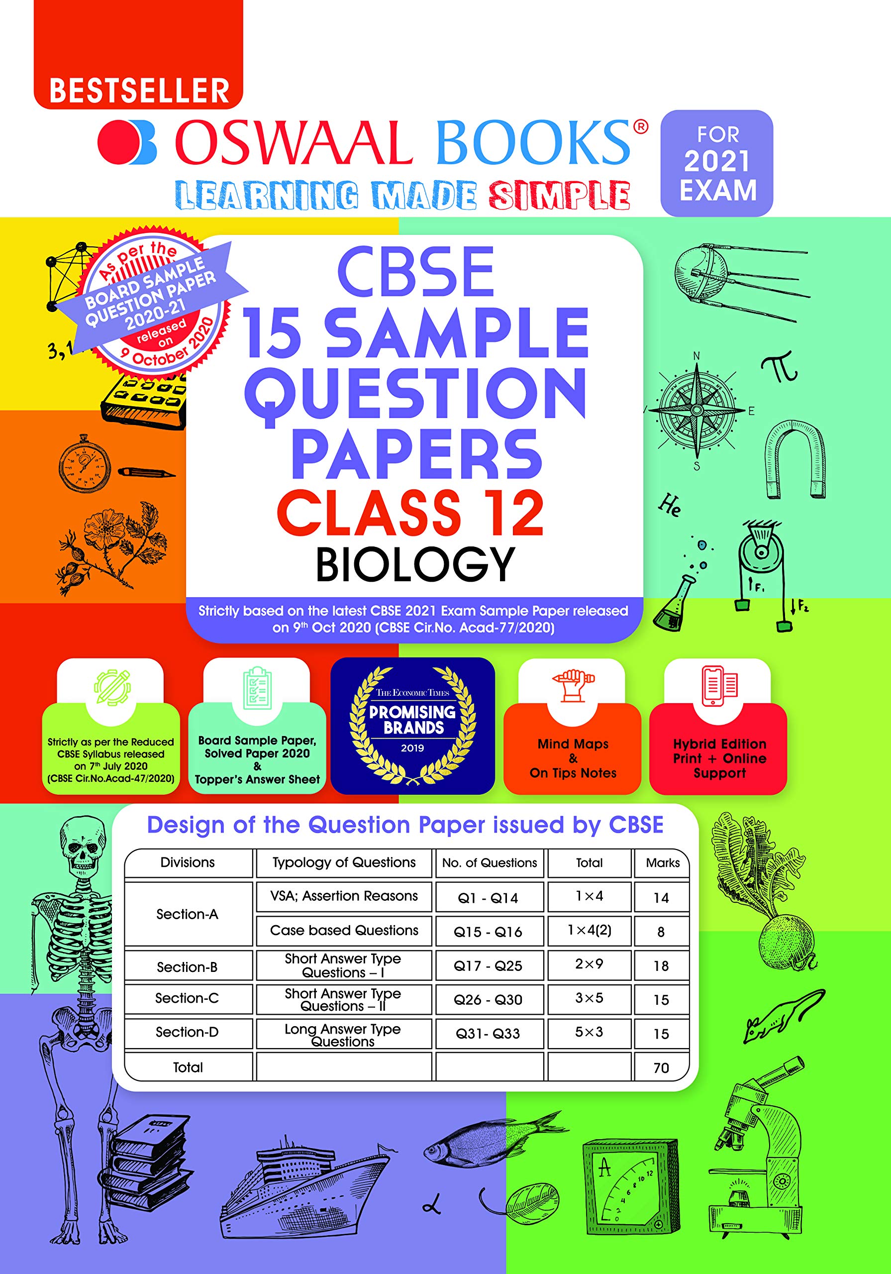Oswaal CBSE Sample Question Paper Class 12 Biology Book (Reduced Syllabus for 2021 Exam) Oswaal CBSE Sample Question Paper Class 12 Biology Book (Reduced Syllabus for 2021 Exam)