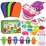 WATINC 6Pcs Hand Puppet Making Kit, Art Craft Felt