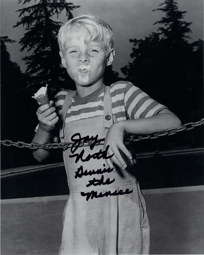 Jay North Dennis The Menace 2 Autographed Photo at Amazon's