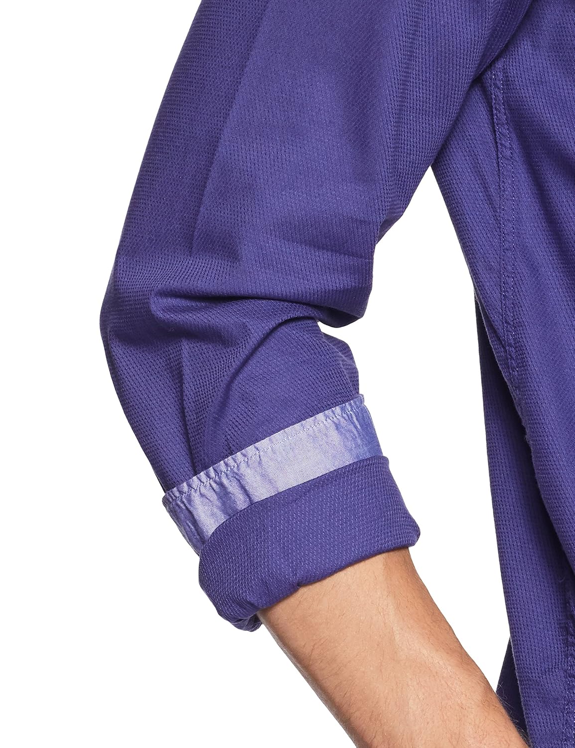 arrow sport men's plain slim fit cotton casual shirt