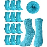 CZBRO Fuzzy Socks Winter Warm Fluffy Soft Socks for Woman Indoor Christmas Gifts
