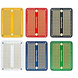 ElectroCookie Mini PCB Prototype Board Solderable Breadboard for DIY Electronics, Compatible for Mini Arduino Soldering Proje