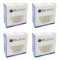 BUNN BCF100-B 100-Count Basket Filter (Pack Of 4),White