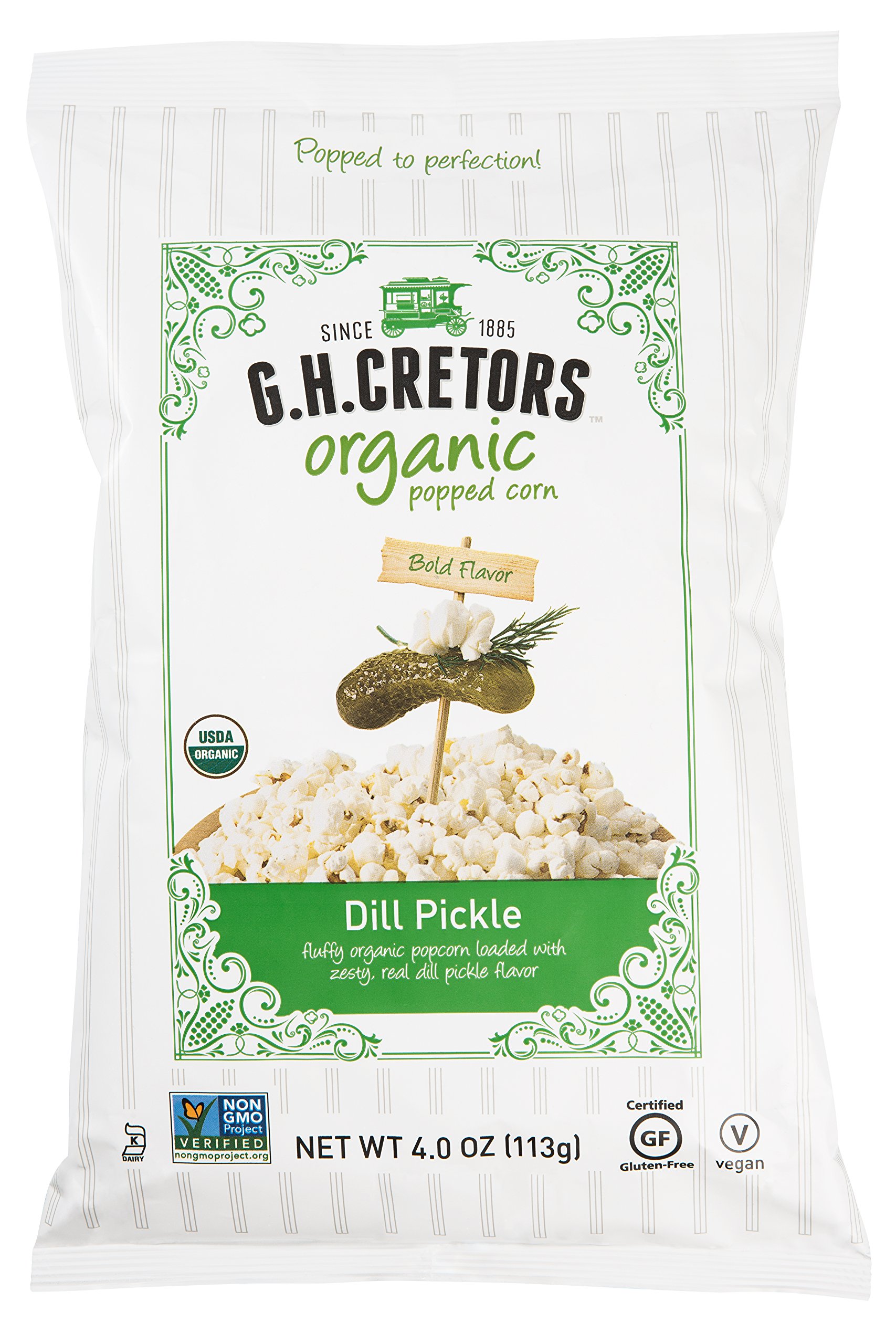 G.H. Cretors Popcorn, Organic Popcorn Extra Virgin Olive