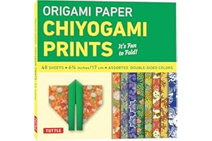 Origami Paper 48 Sheet Chiyogami Prints 6 3/4 (17 cm): Tuttle Origami Paper: Double-Sided Origami Sheets Printed with 8 Diffe