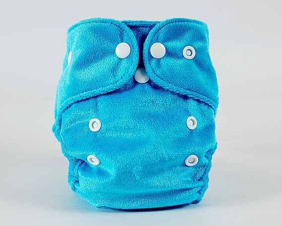 A Toddler Thing Ultra Soft Newborn Eco Cloth Diaper Misty Blue (2.5 Kg to 6 Kg)