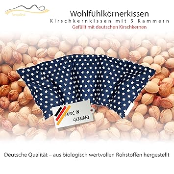 Cojín de huesos de cereza / Almohada relajante para el tratamiento ...