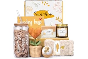 LEPICHE Gift Baskets for Women, Get Well Soon Gifts Basket for Women, Sympathy and Thinking of You Gifts After Surgery Recovery, Care Package for Woman Mom Her Wife Friend Sister