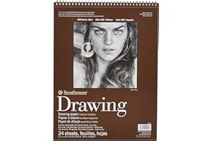 Strathmore Medium Drawing Spiral Paper Pad 11"X14"-24 Sheets -400500