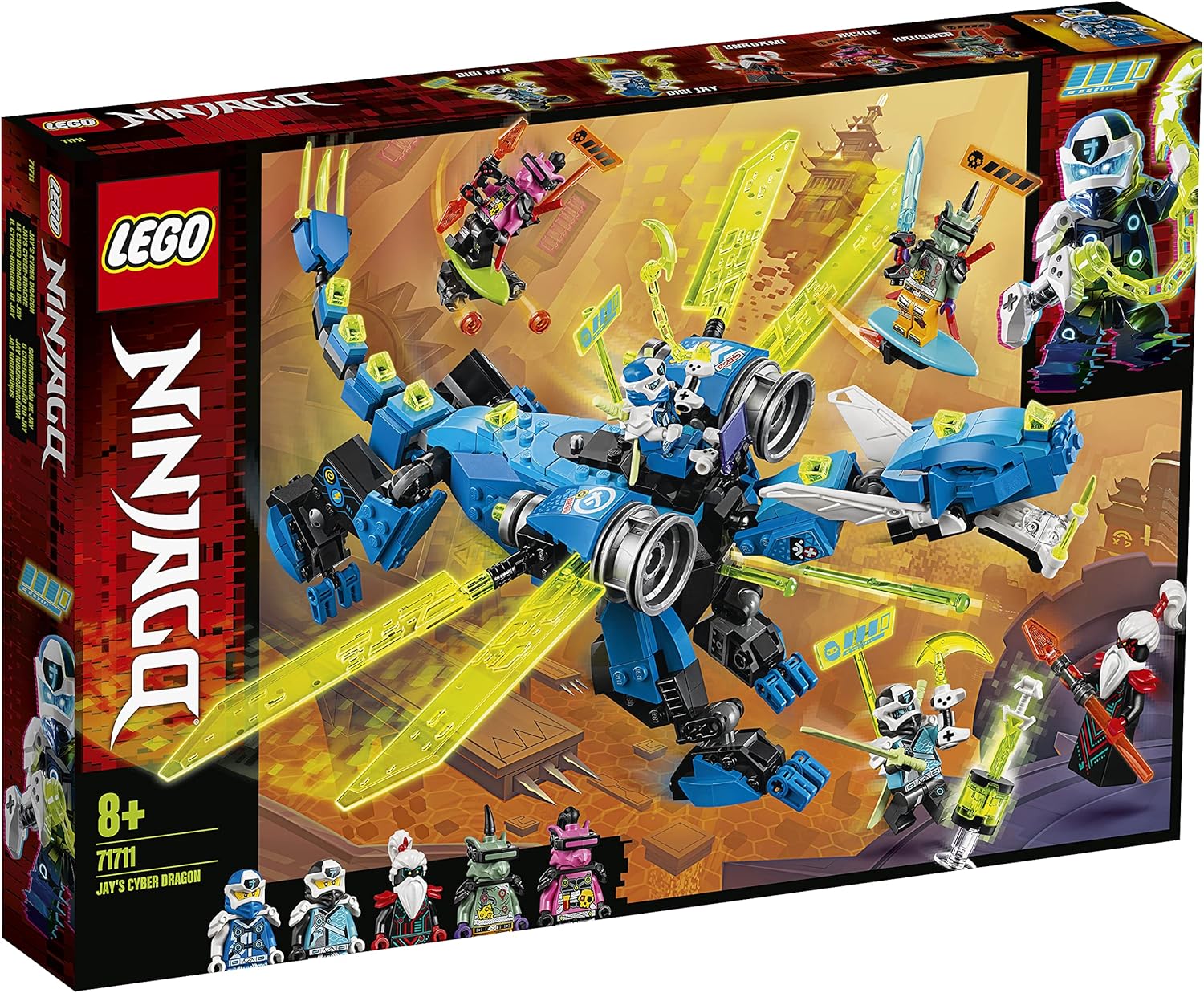 Lego 71711 Ninjago Jay's Cyber Dragon 