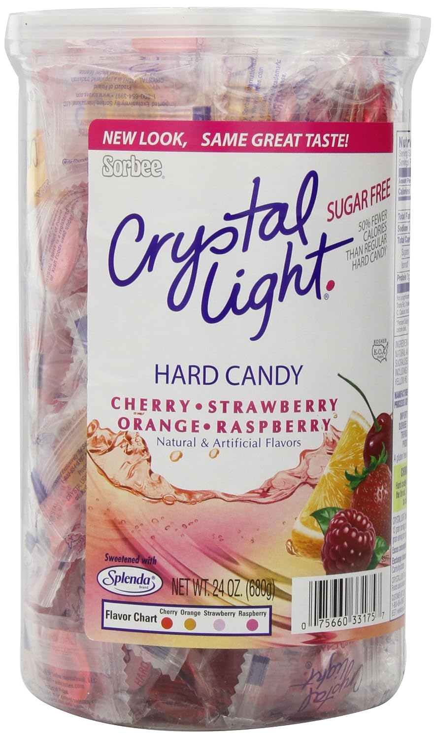 Crystal Light hard candy 24oz (075660331757)