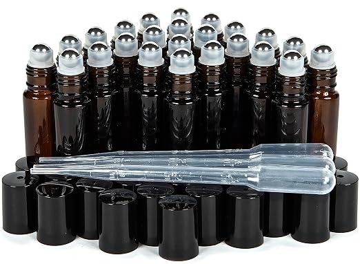 Viva Plex Glass Roll-on Bottles 10ml 24 Pack Viva Plex Glass Roll-on Bottles 10ml 24 Pack