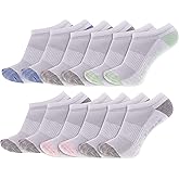 New Balance unisex-adults Performance Cushioned No Show Socks - 6 & 12 Pairs - Moisture Wicking
