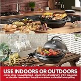 George Foreman Indoor Outdoor BBQ Electric Grill 1500 sq cm Black view 5