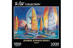 Nearly Impossible 1000 Piece Difficult Jigsaw Puzzle Featuring Licensed Sailboat Artwork Fancy - Hardest Challenging Puzzles
