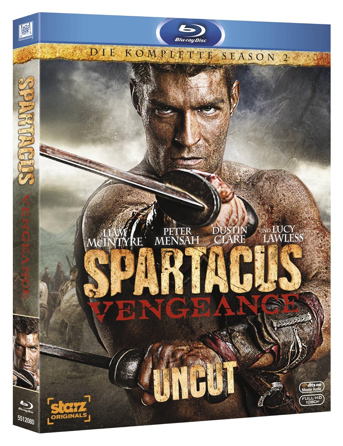 Spartacus Vengeance Die komplette Season 2 (Uncut) [Bluray] Amazon.de DVD & Bluray