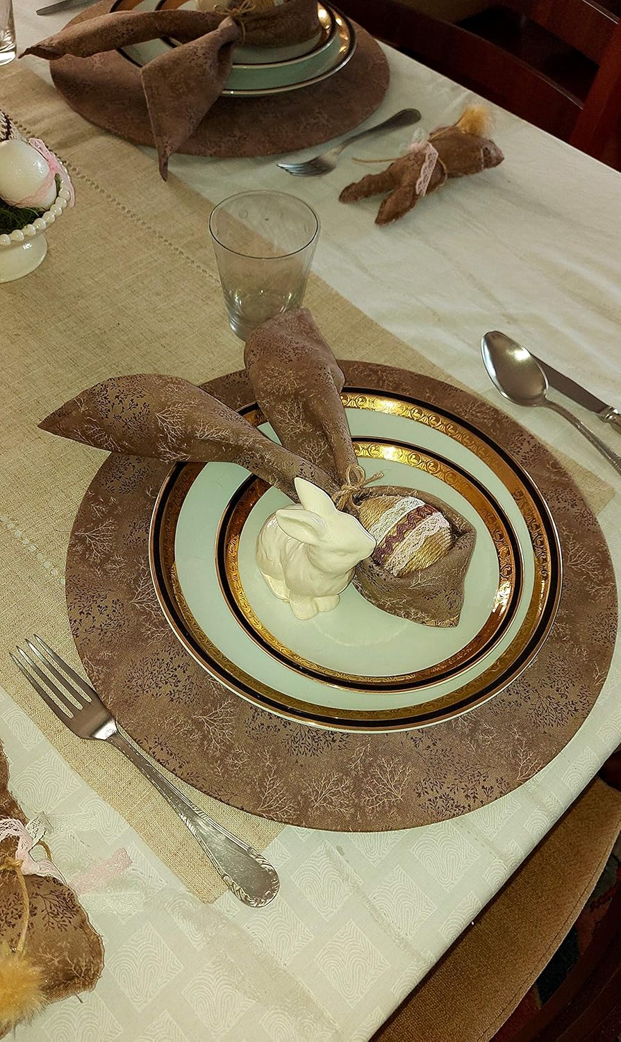 Guardanapo Coelho da Páscoa - Kit com 4 unidades