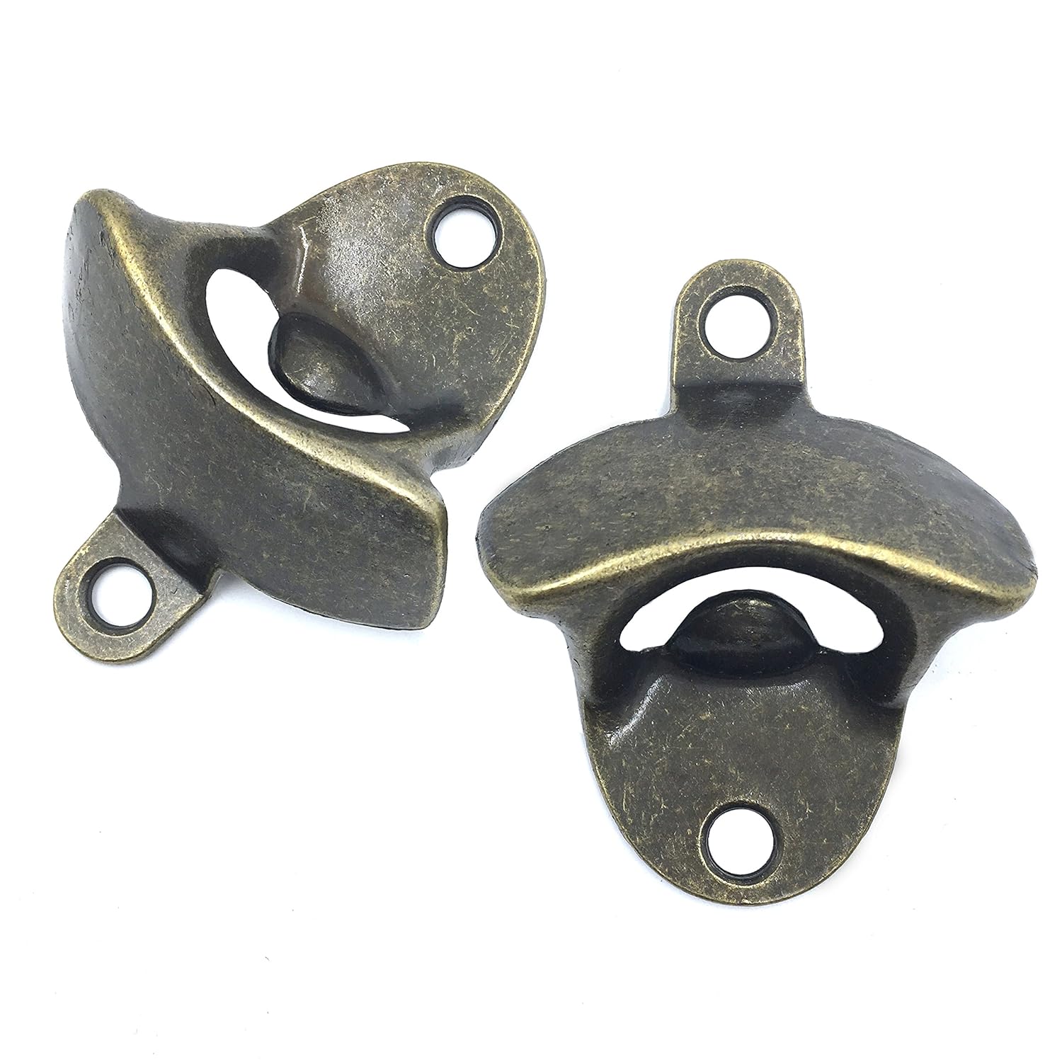 Wall Mount Bottle Opener, 2 PACK Vintage Style Beer Bottle Opener by Latom