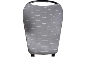 Copper Pearl Baby Car Seat Cover Canopy and Nursing Cover Multi-Use Stretchy 5 in 1 Gift"Dash"
