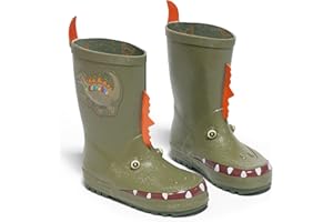 Kidorable Boy's Dinosaur Rain Boot