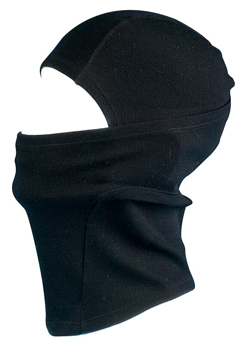 Passamontagne Sous Casque LAMPA - Coton Noir, Pour Moto, Vélo, Ski, Confortable Et Respirant