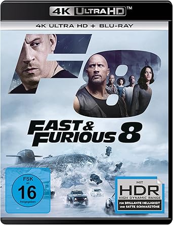 Fast Furious 8 4k 2 Uhd Blu Ray Amazon Co Uk Dvd Blu Ray