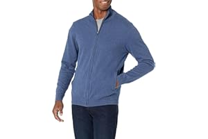 �鶹�� Essentials Mens Full-Zip Cotton Sweater