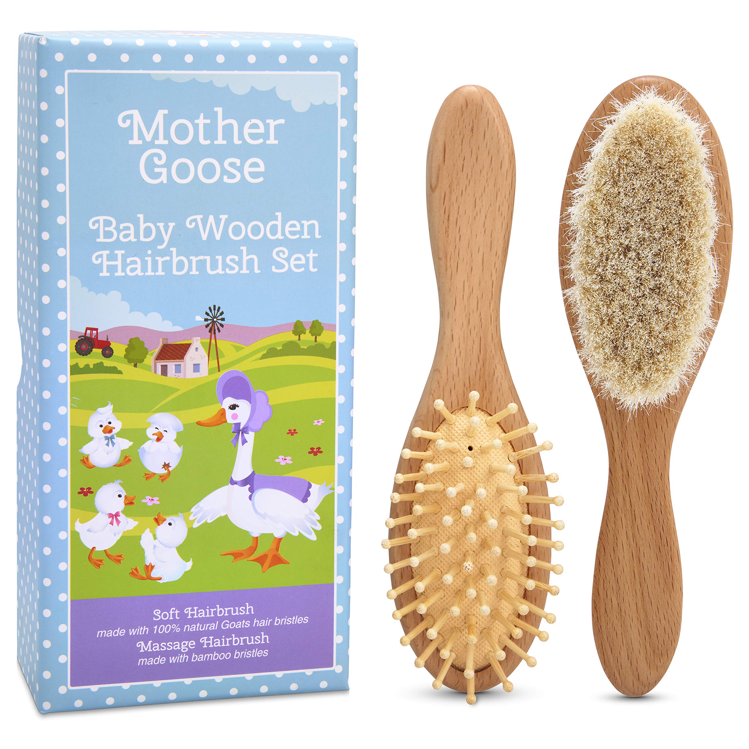 bamboo baby hair brush