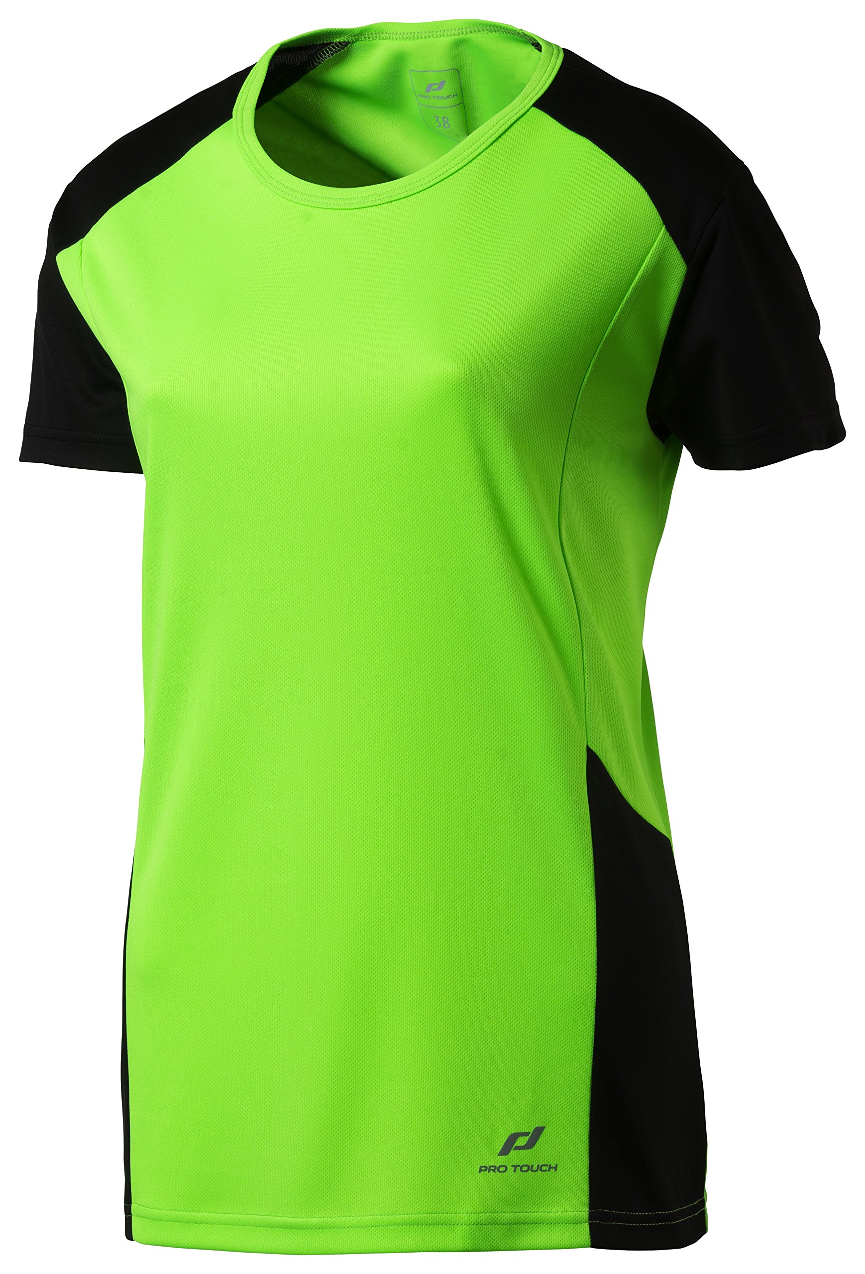 Pro Touch Cup T-Shirt Women T-shirt - Grün Gecko/Schwarz, 40