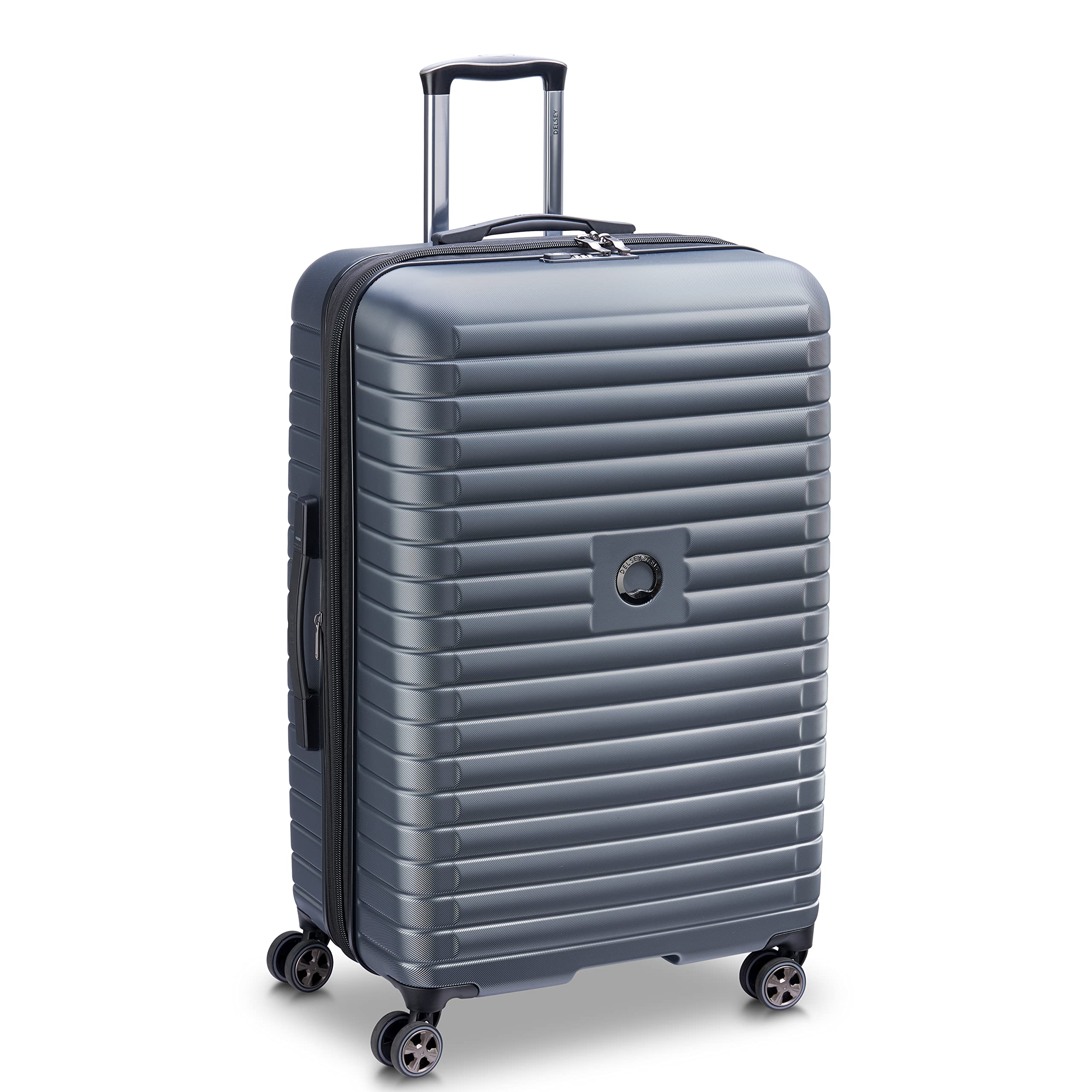 DELSEY PARIS Cruise 3.0 Hardside Expandable Luggage with Spinner Wheels, Graphite, Checked-Large 28 Inch