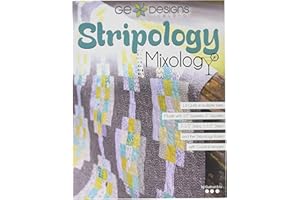 G.E. Designs Stripology Mixology Bk, 11 x 8.5 x 0.25