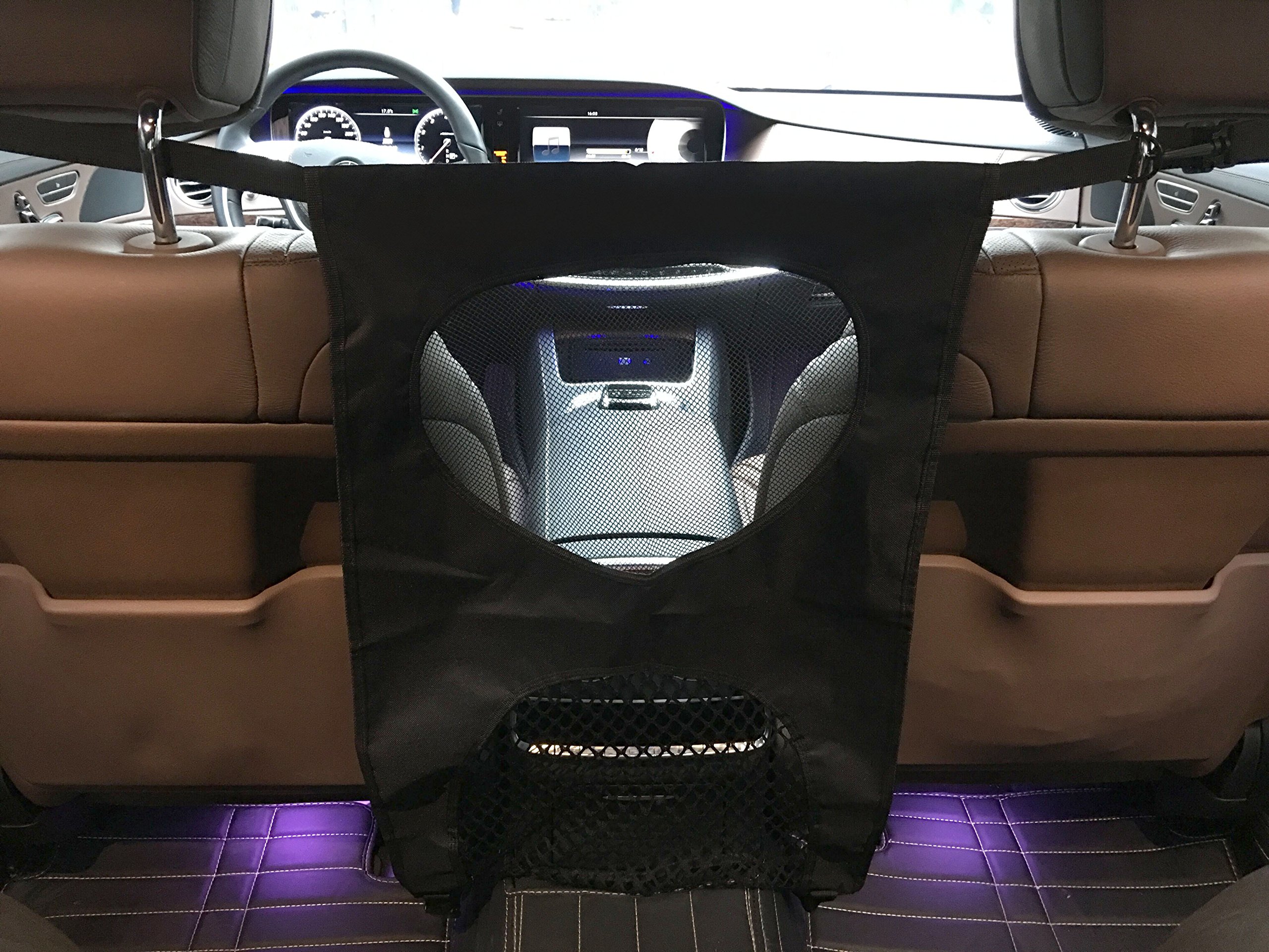 Lifepul Pet Barrier Net Dogs Backseat Barrier Mesh Obstacle Dog Car